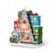 Glitzhome® 10.75" Lighted CHRISTMAS TOY MARKET Resin Village with Movement and Music